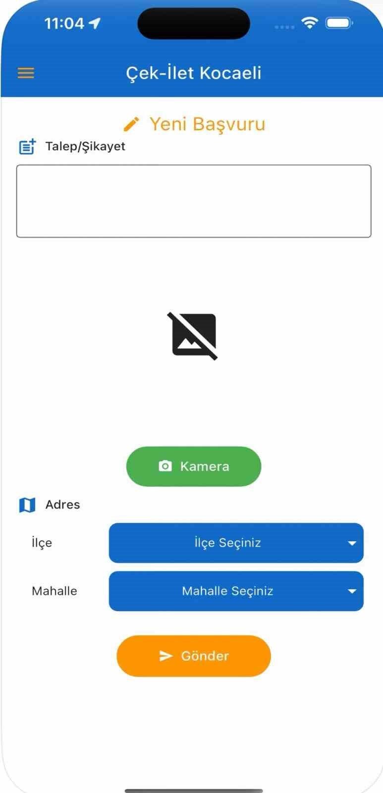 Kocaeli Büyükşehir Belediyesi’nin “Çek İlet” uygulamasıyla 2025’te 5.067 talep ve şikayet kaydedildi.