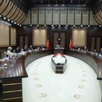 Cumhurbaşkanı Erdoğan, Politika Kurullarının başkan vekillerini Külliye’de ağırladı.