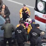 Samsun’da otoparka giriş yapmak isteyen araç, kadına çarparak yaralanmasına neden oldu.