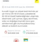 Meteoroloji Genel Müdürlüğü Denizli’de kuvvetli rüzgar ve yüksek kesimlerde fırtına uyarısı yaptı.