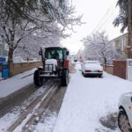 Kayseri’nin Develi ilçesinde kar yağışı sonrası kar kalınlığı 10 santime kadar yükseldi.