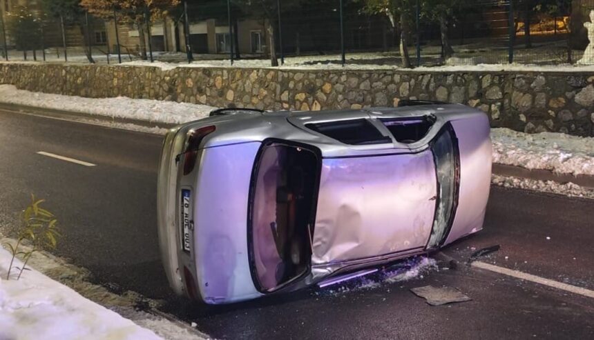 Karabük’te devrilen otomobilde bir kişi yaralandı. Olayla ilgili soruşturma başlatıldı.