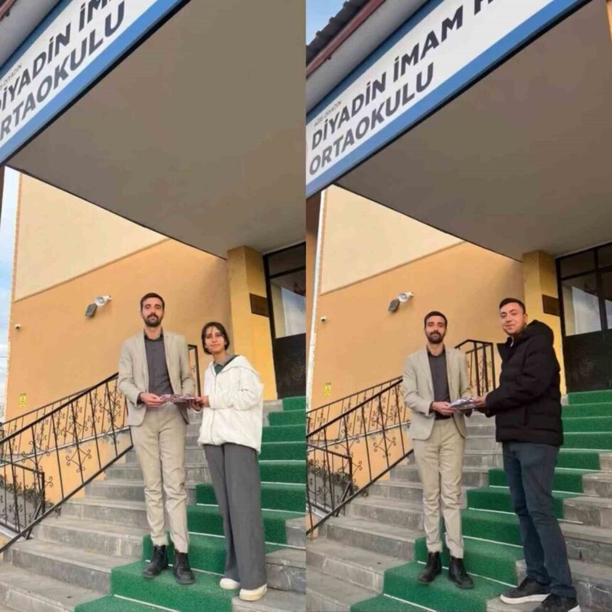 Diyadin İmam Hatip Ortaokulu’nda gerçekleştirilen sosyal deneyde bir öğrenci duyarlılıkla çöp topladı Diyadin İmam Hatip Ortaokulu’nda gerçekleştirilen sosyal deneyde bir öğrenci duyarlılıkla çöp topladı