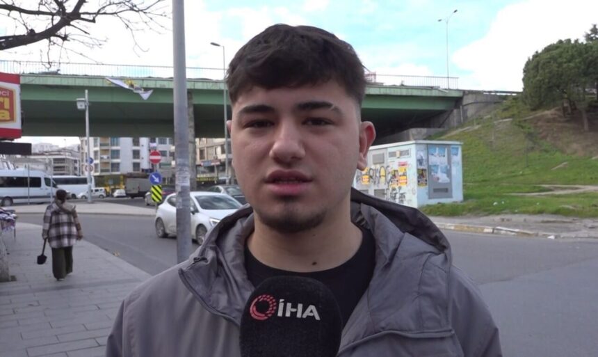 Avcılar’da genç, 7. direksiyon sınavından da başarısız olunca sınav görevlilerine tepki gösterdi.