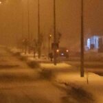 Elazığ’da gece saatlerinde etkili olan yoğun sis, görüş mesafesini 5 metreye kadar düşürdü.