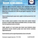 Elazığ’da yoğun kar yağışı nedeniyle bazı eğitim kurumları bir gün süreyle tatil edildi.