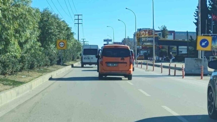 Adana’da Sürücü Emniyet Kemerini Yanlış Takıp Uzun Süre Seyahat Etti