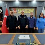 Elazığ Emniyet Müdürü Adnan Karayel, FHGC yönetimi ile buluştu.