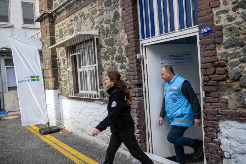 İzmir’deki Tarihi Gasilhanenin Afet Durumunda Sağlık Alanı Olarak Önemi Arttı İzmir’deki Tarihi Gasilhanenin Afet Durumunda Sağlık Alanı Olarak Önemi Arttı