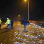 İslahiye’de buzlanma nedeniyle üç aracın karıştığı kazada 1 kişi yaralandı.