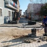 Germencik’te İstasyon Mahallesi’nde parke taş döşeme ve yol onarım çalışmaları tamamlandı.