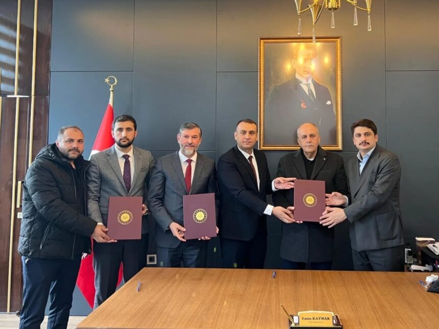 Antakya’da hayırseverler tarafından inşa edilecek iki cami için protokol imzalandı. Antakya’da hayırseverler tarafından inşa edilecek iki cami için protokol imzalandı.