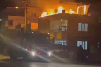 Payas’ta müstakil evin damında çıkan yangın itfaiye tarafından kontrol altına alındı.