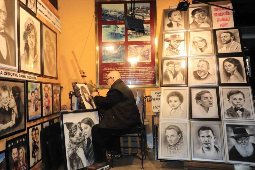 Haller Gençlik Merkezi’nde 25 yıldır resim yapan Münir Yeşil, sanatı ve hayatını paylaştı. Haller Gençlik Merkezi’nde 25 yıldır resim yapan Münir Yeşil, sanatı ve hayatını paylaştı.