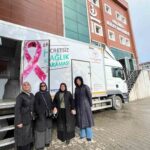 Düzce Ekipleri Ücretsiz Kanser Taramaları İçin Gölyaka’da Sağlık Tırıyla Hizmet Veriyor