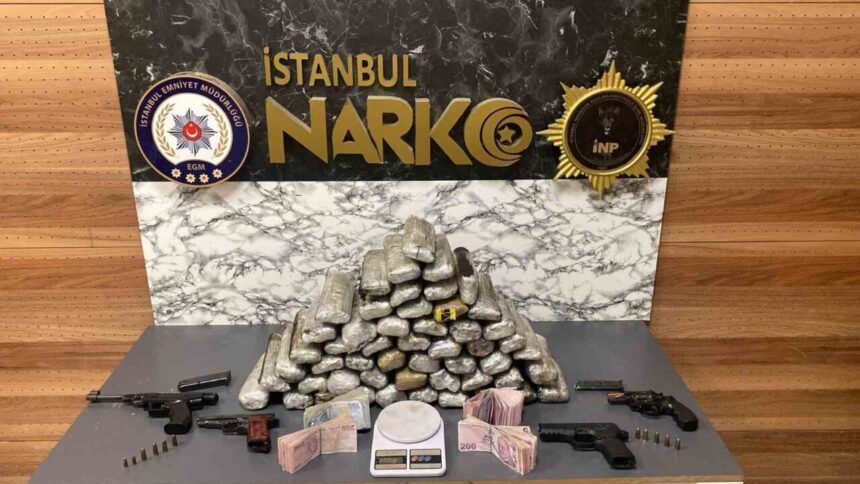 İstanbul’da Narkotik ile İstihbarat Şube Ekiplerinden Uyuşturucu Operasyonu, 5 Gözaltı