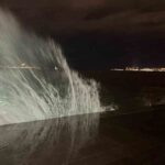 İstanbul’da güçlü rüzgar nedeniyle sahil bölgelerinde yüksek dalgalar görüldü.