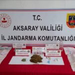 Aksaray’da uyuşturucu ticareti yapan iki şahıs jandarma operasyonuyla yakalandı.