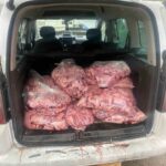 Zonguldak’ta yol kontrolü sırasında 450 kilogram bozulmuş et ele geçirildi, imha işlemi gerçekleştirildi.