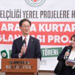 Giresun Belediyesi’ne Japonya Büyükelçisi Masami’nin katılımıyla kurtarma aracı hibe edildi.