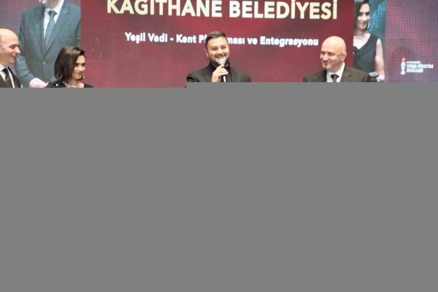 Kağıthane Belediyesi, Yerel Yönetim Ödülleri’nde Yeşil Vadi Projesi ile ödül kazandı.