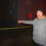 Kahramanmaraş’ta yağışlar sonrası istinat duvarı çöktü, bina sakinleri tahliye edildi.