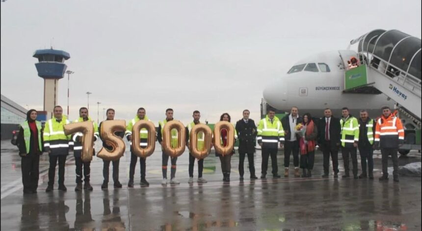 Kapadokya Havalimanı, 2025’te 750 bin yolcuya hizmet vererek yeni bir rekordaydı.