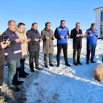 Sivas Belediyesi kar yağışı sonrası şükür koyunu kesti