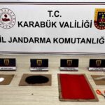 Karabük’te jandarma operasyonlarında çeşitli sentetik uyuşturucular ele geçirildi.
