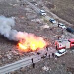 Karaman’daki boş alanda meydana gelen yangın itfaiye ekipleri tarafından kontrol altına alındı.