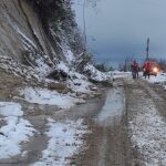 Kastamonu’da iki bölgede heyelan oluştu.