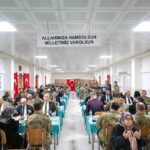 Şehit aileleri ve gaziler, 55. Mekanize Piyade Tugay Komutanlığı programında bir araya geldi.