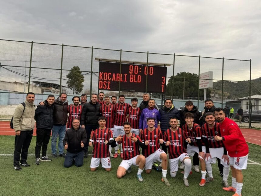 Koçarlı Belediyespor, Aydın DSİ’yi 3-1 ile geçerek 10’da 10 yaptı.