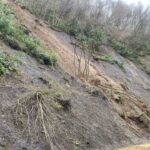 Düzce’nin Fındıklıaksu Köyü’nde bir kez daha heyelan gerçekleşti.