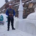 Kahramanmaraş’ta Kardan Cami Yapan Vatandaş, Cami İhtiyacını Vurguladı