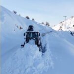 Kulp ilçesinde yoğun kar yağışı sonrası doğa eşsiz görüntülerle kaplandı.