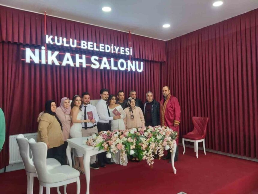 Kulu’da Evlendirme Müdürlüğü, 2024 ve 2025’teki resmi nikâh istatistiklerini açıkladı.