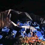 Kütahya-Eskişehir karayolunda yoğun yağış nedeniyle trafik kazası meydana geldi.