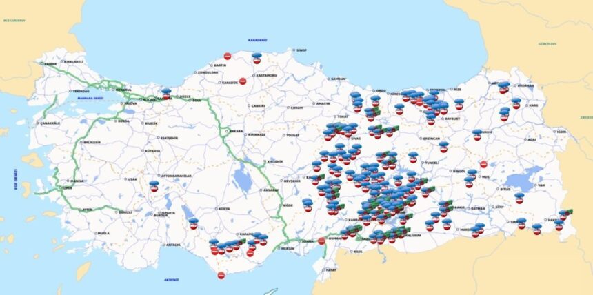 Güneydoğu, Doğu Akdeniz ve İç Anadolu’da Kar Yağışı Ulaşımı Olumsuz Etkiledi Güneydoğu, Doğu Akdeniz ve İç Anadolu’da Kar Yağışı Ulaşımı Olumsuz Etkiledi