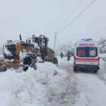 Malatya’da Kar Yağışı Nedeniyle 136 Mahalle Yolu Ulaşıma Kapalı, Çalışmalar Devam Ediyor