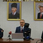 Malatya Valisi Seddar Yavuz, 2024-2025 yılları asayiş ve suç oranlarıyla ilgili bilgiler paylaştı.