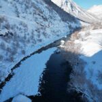 Şırnak’ta kar yağışı sonrası oluşan etkileyici manzaralar dikkat çekti. Havadan görüntülendi.