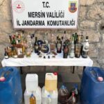 Mersin’de 400 litre sahte içki ele geçirildi, bir kişi tutuklandı.