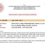 Meteoroloji, Elazığ ve çevresinde buzlanma ile don riski uyarısı yaptı.