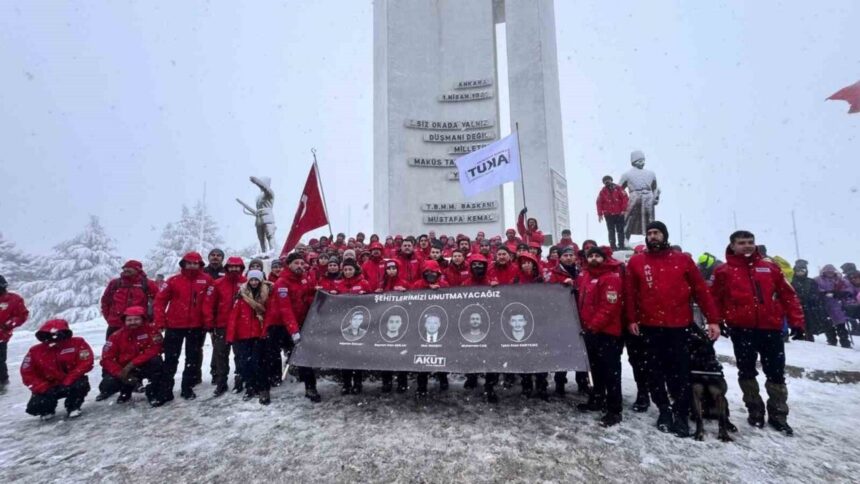 AKUT Bozüyük, Metristepe Zaferi ve Şehitleri Anma Yürüyüşü’nü yoğun bir katılımla düzenledi. AKUT Bozüyük, Metristepe Zaferi ve Şehitleri Anma Yürüyüşü’nü yoğun bir katılımla düzenledi.