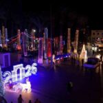 Bodrum Belediye Meydanı, yeni yıl için bu yıl da ziyaretçilerin gözdesi oldu.