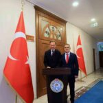 Muğla Valisi Dr. İdris Akbıyık, Belçika Ankara Büyükelçisi Hendrik Van de Velde’yi makamında konuk etti.