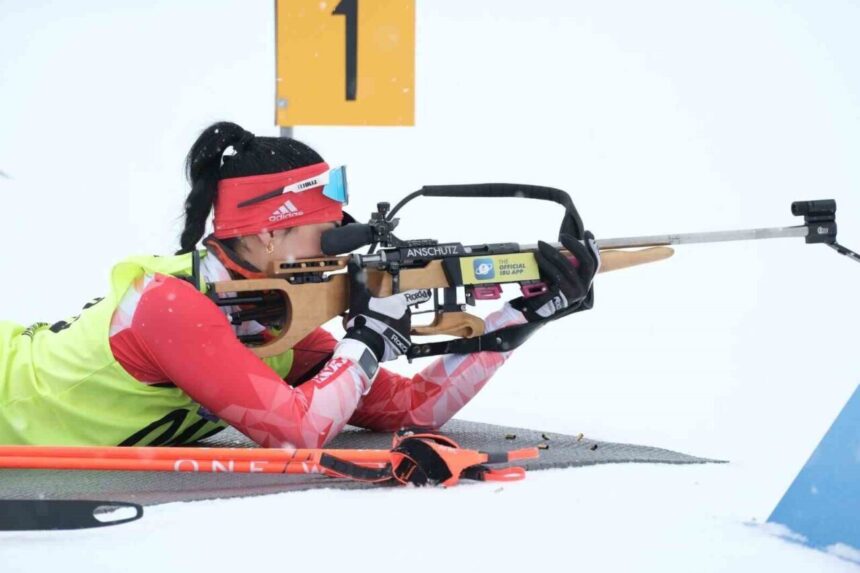 Ebru Tuncer, Erzurum’daki kayak şampiyonasında iki birincilikle altın madalya kazandı. Ebru Tuncer, Erzurum’daki kayak şampiyonasında iki birincilikle altın madalya kazandı.