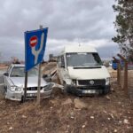 Suruç’ta minibüs ile otomobilin çarpışması sonucu 7 kişi yaralandı.