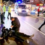 Aksaray’da otomobil ile motosikletin çarpışması sonucu bir motosiklet sürücüsü yaralandı.